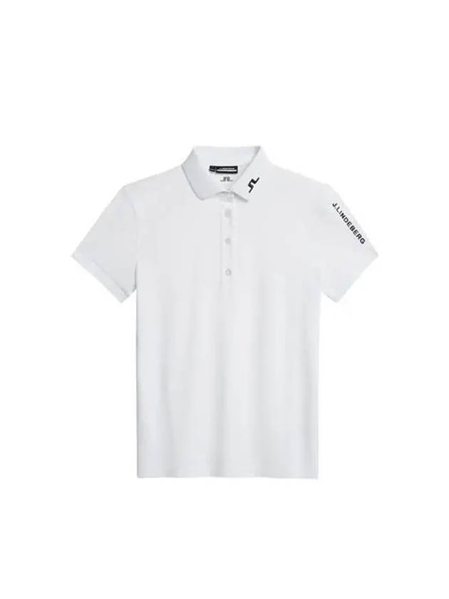 Women's Tour Tech Golf Polo White - J.LINDEBERG - BALAAN 2