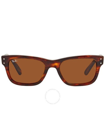 Ray Ban Burbank Brown Rectangular Men's Sunglasses RB2283 954/33 55 - RAY-BAN - BALAAN 1