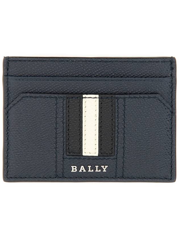 leather card wallet new blue - BALLY - BALAAN 2