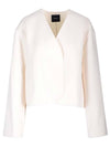 Wool Cashmere Jacket White - THEORY - BALAAN 1