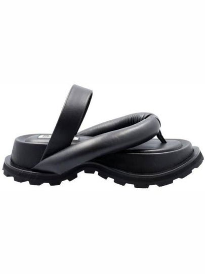 Lambskin Platform Sandals Black - JIL SANDER - BALAAN 2