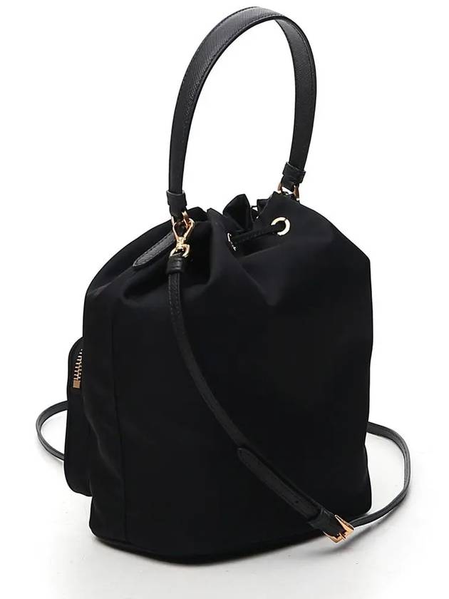 Duet Re-Nylon Bucket Bag Black - PRADA - BALAAN 4