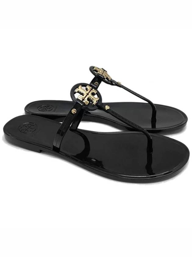 Miller Mini Flat Thong Flip Flop Black - TORY BURCH - BALAAN 4