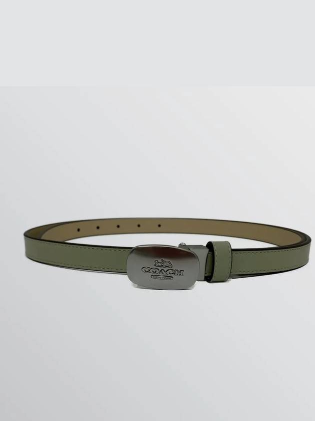 Signature Women's Slim Buckle Belt Leather Belt - COACH - BALAAN 5