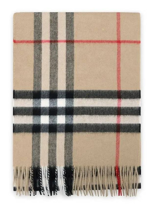 Vintage Check Cashmere Muffler Beige - BURBERRY - BALAAN 2