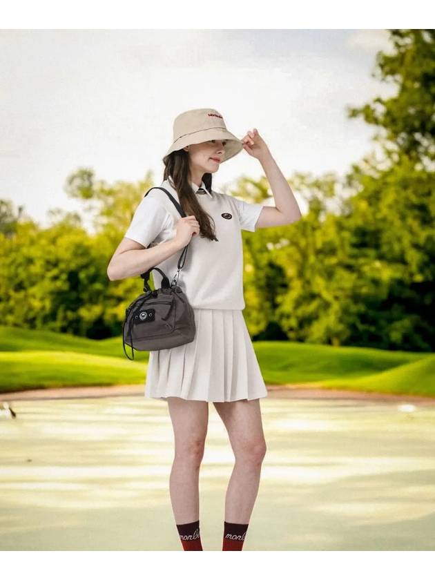 Signature combination pleated banding skirt IVORY - MONBIRDIE GOLF - BALAAN 5