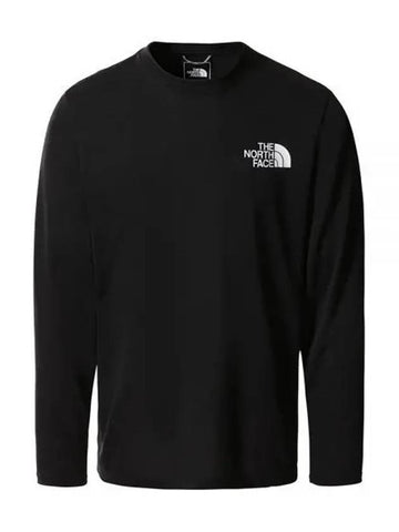 Men's Reaxion AMP Crew Neck Long Sleeve T-Shirt Black - THE NORTH FACE - BALAAN 1