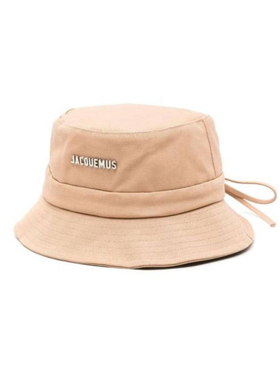 Le Bob Gadjo Bow Bucket Hat Beige - JACQUEMUS - BALAAN 2