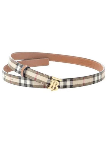 vintage check belt women waistband - BURBERRY - BALAAN 1