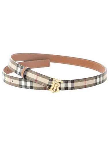 vintage check belt - BURBERRY - BALAAN 1