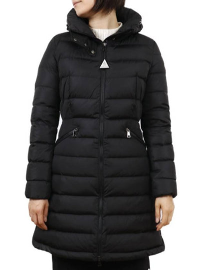 Women's Flammette Down Long Padded Jacket Black - MONCLER - BALAAN 2