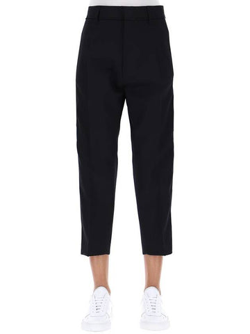 BLACK cropped trousers - DSQUARED2 - BALAAN 1