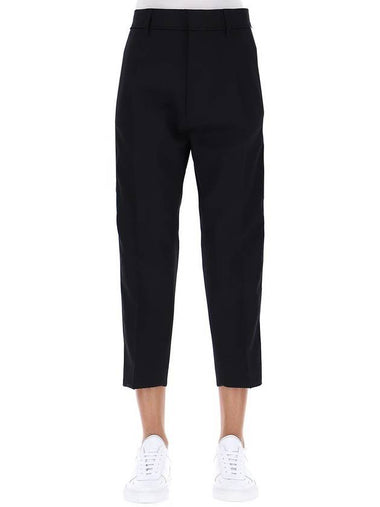 BLACK cropped trousers - DSQUARED2 - BALAAN 1