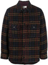 Kervont Check Shirt Jacket Black - ISABEL MARANT - BALAAN 2