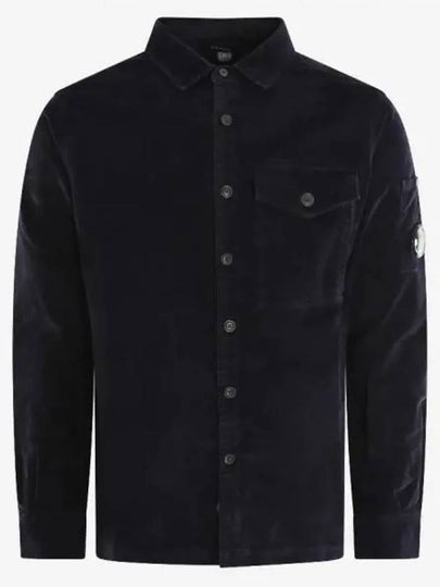 Lens Detail Long Sleeve Shirt Purple - CP COMPANY - BALAAN 2