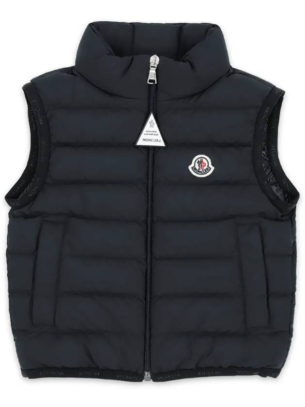 Kids CONTRIN down padded vest navy 1A00105 54A81 778 12 14A adult wearable - MONCLER - BALAAN 3