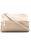 Pandora Small Grained Leather Shoulder Bag Beige - GIVENCHY - BALAAN 1