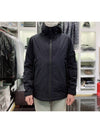 Primaloft Insulation Soft Shell-R Hooded Jacket Navy - STONE ISLAND - BALAAN 2