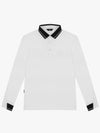 Drew Sleeve Modification Pique Collar T-shirt DM41LT33WHITE - DRUH GOLF - BALAAN 1