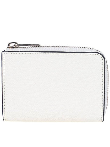 Women's Leather Card Wallet White SGZA0010028LOCKH99 WW - VALEXTRA - BALAAN 1