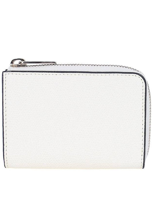 Women's Leather Card Wallet White SGZA0010028LOCKH99 WW - VALEXTRA - BALAAN 1