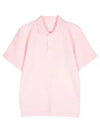 Homme Plissé MC May Knit Polo Shirt Pink - ISSEY MIYAKE - BALAAN 2