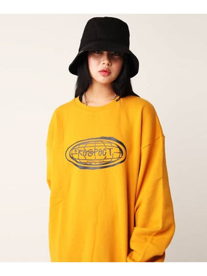 Unisex Script Logo Sweatshirt Mustard - RESPECT - BALAAN 2