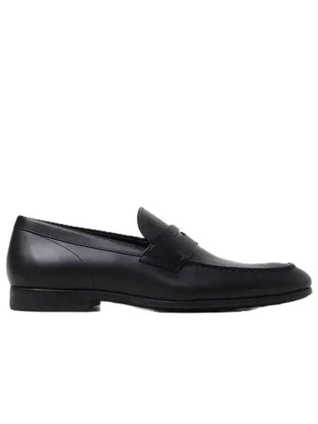 Men's Penny Leather Loafers Black - TOD'S - BALAAN 2