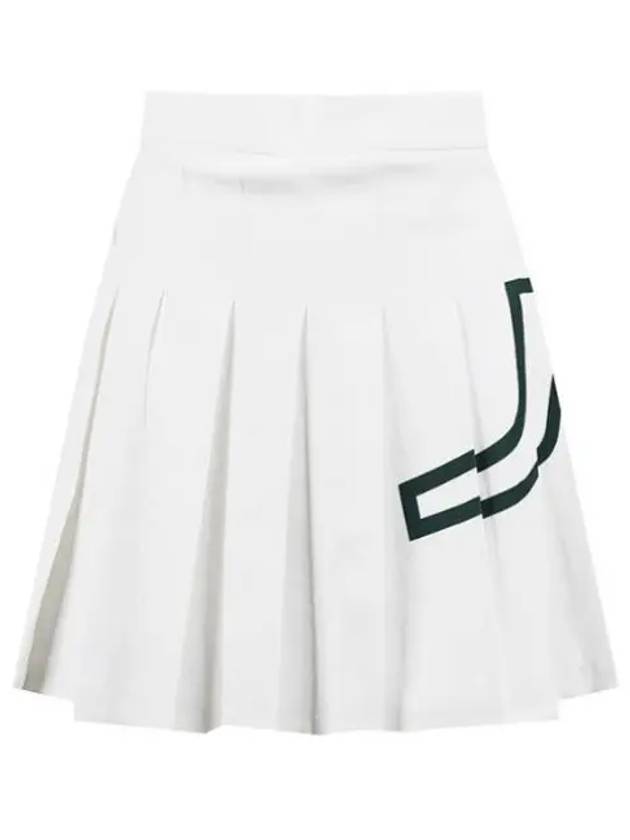 Women's Naomi Pleated Skirt White - J.LINDEBERG - BALAAN 2