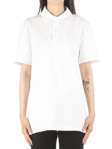 Back Stitch Polo Shirt White - MAISON MARGIELA - BALAAN 1