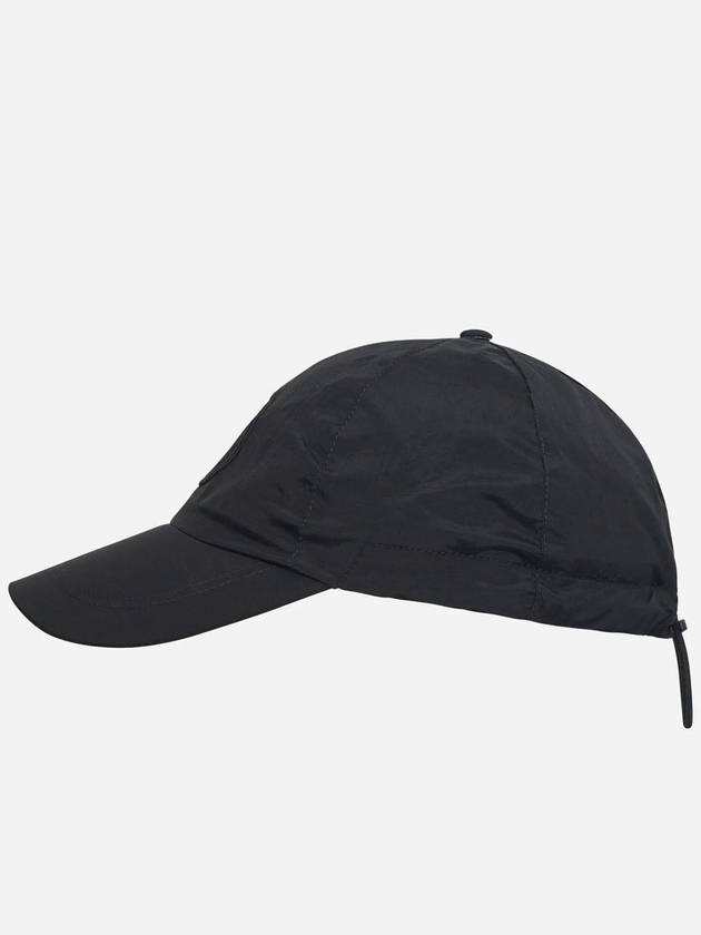 Nylon Logo Ball Cap Black - STONE ISLAND - BALAAN 4