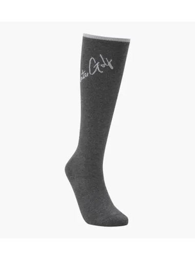 GOLF Women s Letter Logo Knee Socks DP32WFSO91 - DESCENTE - BALAAN 1