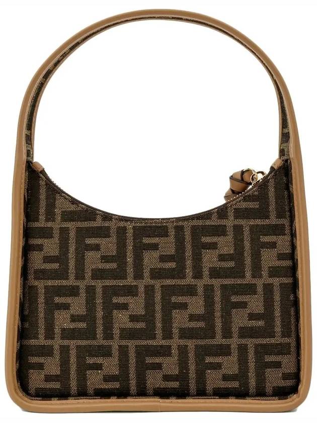 Pendesense FF Fabric Mini Shoulder Bag Brown - FENDI - BALAAN 4