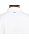 Men's Tour Tech Long Sleeve Polo Shirt White - J.LINDEBERG - BALAAN 8