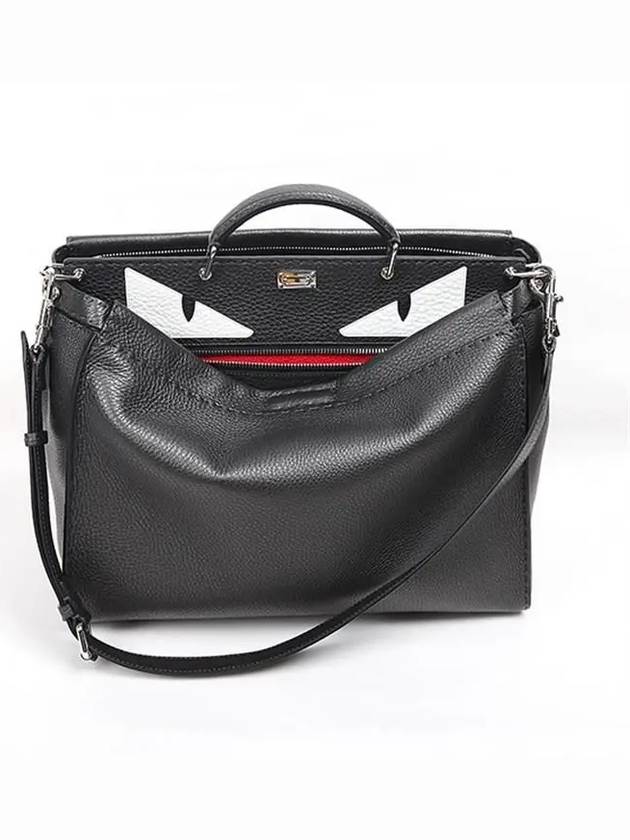 Selleria Monster Peekaboo Medium Briefcase Black - FENDI - BALAAN 2