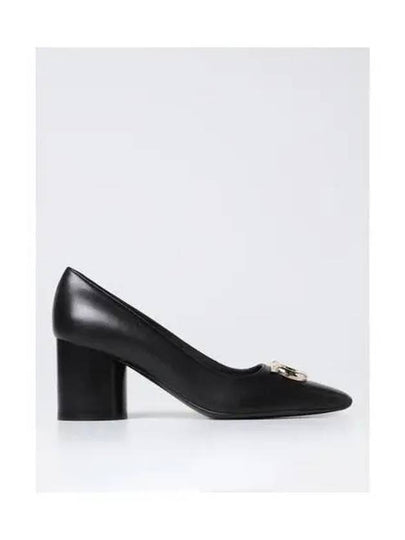 Gancini Leather Pumps Black - SALVATORE FERRAGAMO - BALAAN 2