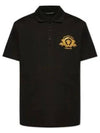 Medusa Head Pique Polo Shirt Black - VERSACE - BALAAN 2