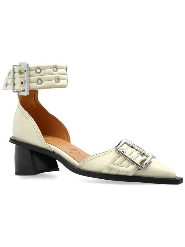 Ganni Heeled Shoes, Women's, Cream - GANNI - BALAAN 4