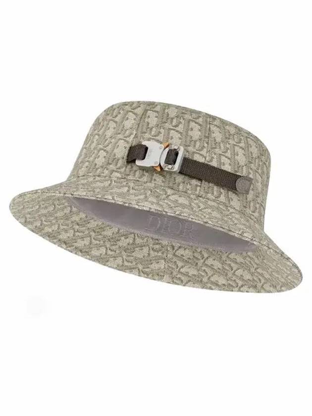 Oblig Technical Cotton Jacquard Bucket Hat Beige - DIOR - BALAAN 1