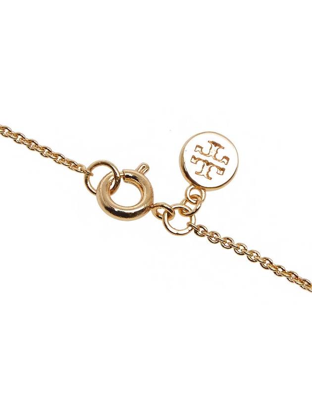 Miller Pave Logo Delicate Necklace Gold - TORY BURCH - BALAAN 8