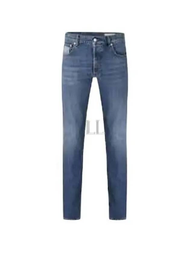 Side Zip Denim Jeans Blue - ALEXANDER MCQUEEN - BALAAN 2