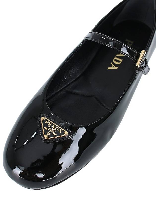 Patent Leather Ballerinas Black - PRADA - BALAAN 8