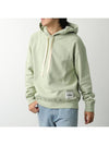 Plus Logo Patch Popover Hoodie Green - JIL SANDER - BALAAN 2