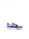 LV Trainer Low Top Sneakers Blue - LOUIS VUITTON - BALAAN 1