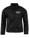 Logo Zip-Up Jacket Black - GALLERY DEPT. - BALAAN 1