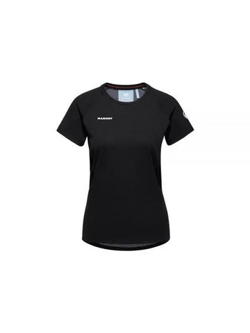 Women's Aegility FL Short Sleeve T-Shirt Black - MAMMUT - BALAAN 1