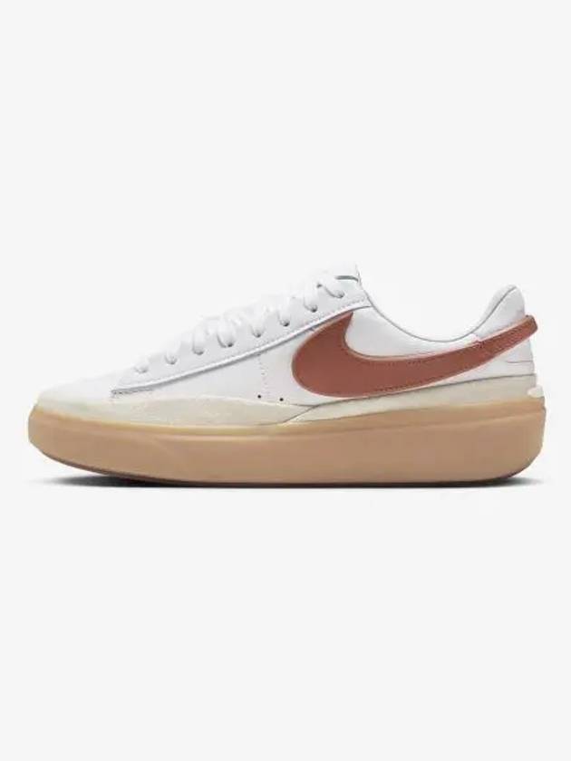 Blazer Phantom Low M White Summit Gum Yellow Dark Russet HF3119 100 - NIKE - BALAAN 2