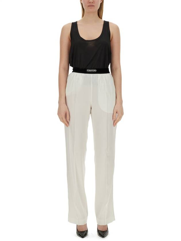 Straight Pants PAW397 FAX881 AW013 ECRU - TOM FORD - BALAAN 13