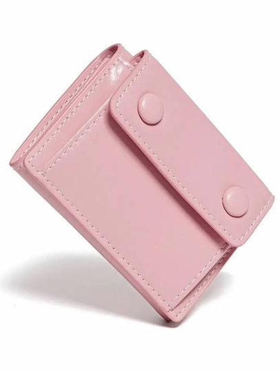 Le Mask Dot Pocket 3-fold Half Wallet Baby Pink - LE MASQUE - BALAAN 2