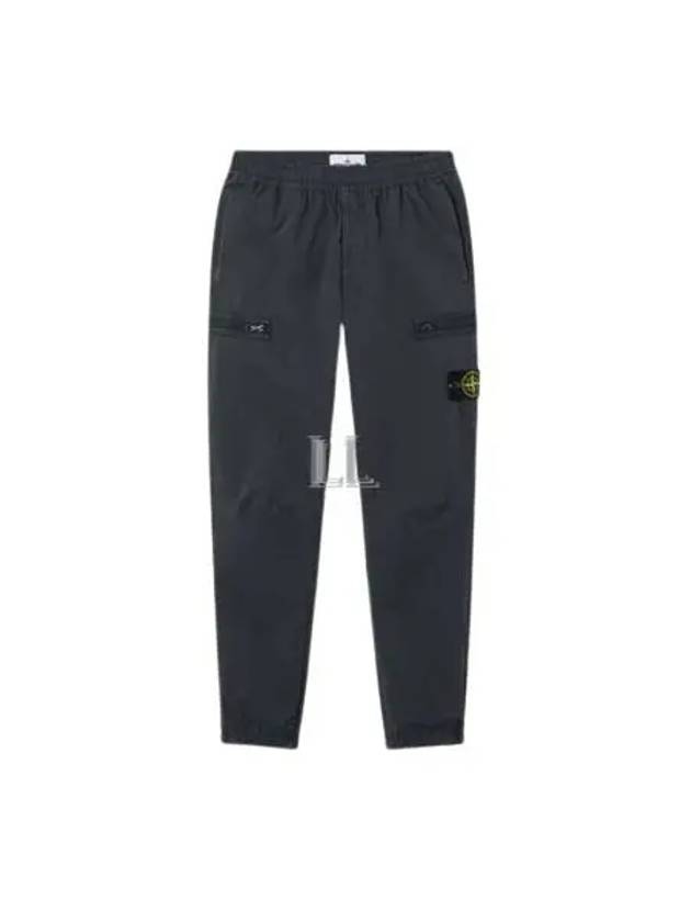 Logo Stretch Track Pants Black - STONE ISLAND - BALAAN 2